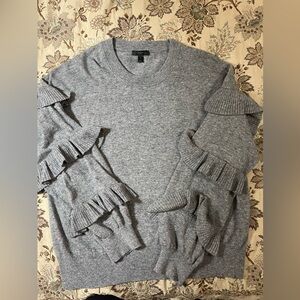 J.Crew Ruffle Sweater size XL